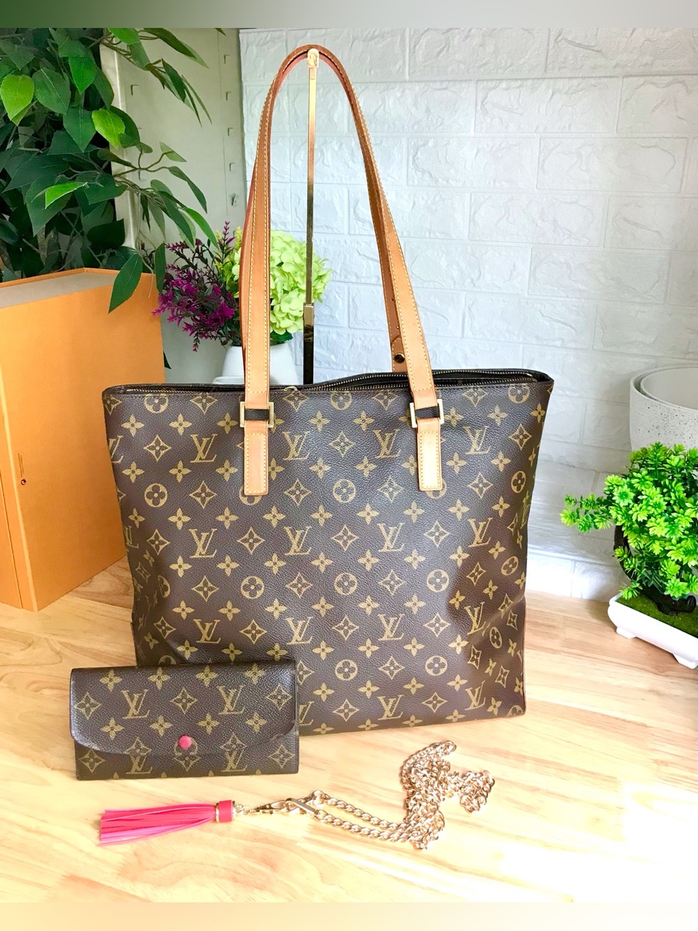 ✅LV BUNDLE DEAL LARGEBAG+LONG WALLET LOUIS VUITTON